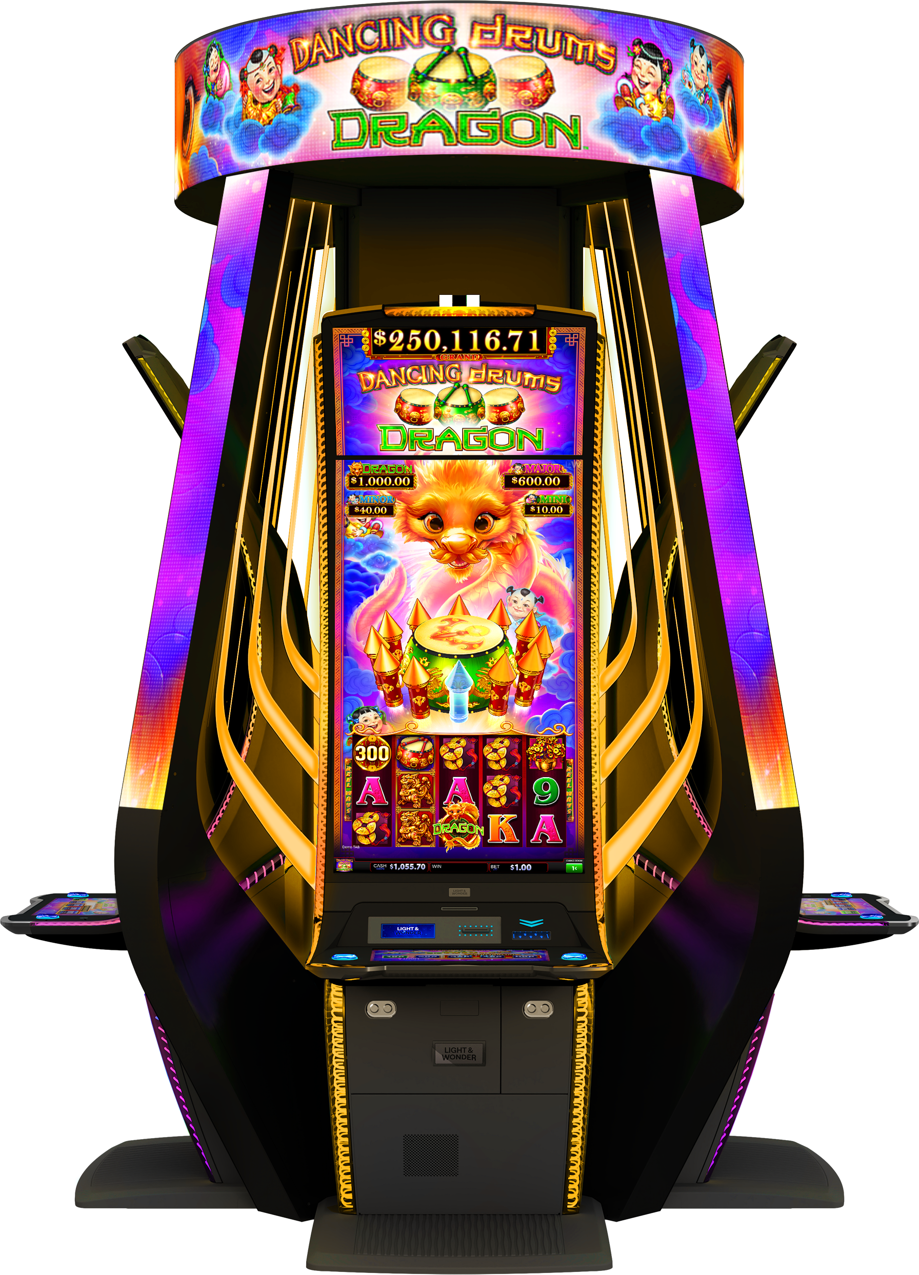 Dancing Drums Dragon Cabinet